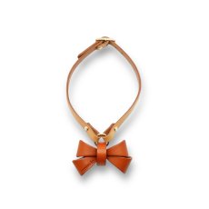 画像4: 【秋色〜 Autumn Collection】 RIBBON NECKLACE /迷子札【レザーオーダー】 (4)