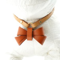 画像7: 【秋色〜 Autumn Collection】 RIBBON NECKLACE /迷子札【レザーオーダー】 (7)