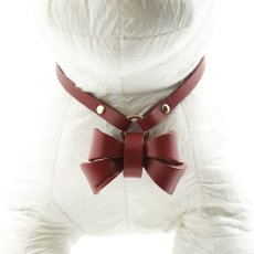 画像10: 【Red Collection】 RIBBON NECKLACE /迷子札【レザーオーダー】 (10)