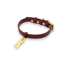 画像3: 【Red Collection】METAL su-ha kun COLLAR【レザーオーダー】 (3)